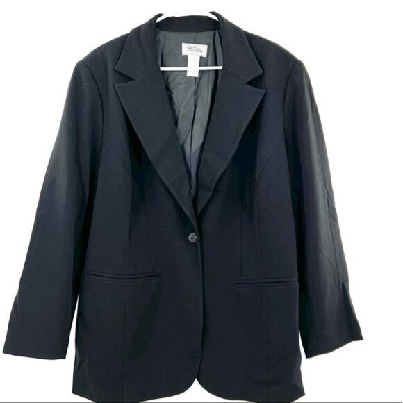Bob Mackie black blazer jacket size 20w - Picture 5 of 10